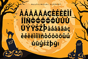 Ghost Of Doom–Modern Halloween Font, a Blackletter Font by overlaytemplates (Thumbnail 5 of 6)