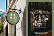 Glorivane - Victorian Display Font, a Blackletter Font by madeDeduk (Thumbnail 5 of 8)