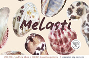 Melasti. Seamless pattern, a Pattern Graphic by emeraldthue (Thumbnail 1 of 7)