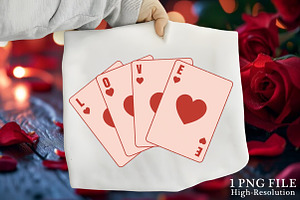 I Love You Playing Card PNG, an Illustration by Canvas Craft