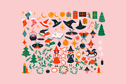 Witchy Christmas Illustrations, a Seasonal Illustration by The Creative Butternut (Thumbnail 5 of 9)