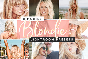 Blonde hair Lightroom mobile presets