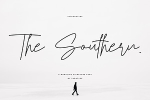 The Southern Font | Monoline Script, a Script Font by Jadatype.id