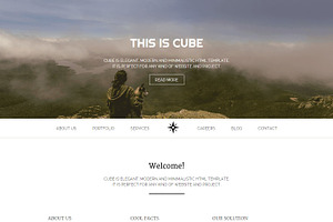 CUBE: Minimal Multi-Purpose Template