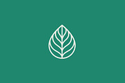 Icon Leaf Nature Logo Green Fresh, a Branding & Logo Template by Signatoro (Thumbnail 2 of 2)