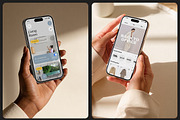 Hand Held Creamy Devices Mockups, a Device Mockup by Dikarte.Store (Thumbnail 8 of 10)