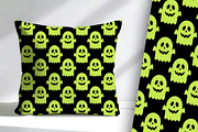 Halloween Cute Green Monsters, a Pattern Graphic by Sharon Schwalbe (Thumbnail 3 of 6)
