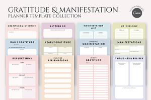 Manifestation CANVA Template Set