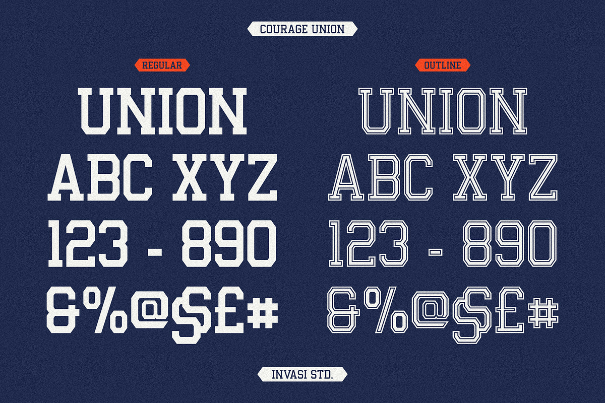 Courage Union - Athletic Slab, a Slab Serif Font by Invasi Studio (Photo 8 of 10)