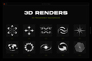 Acid & Chrome Abstract Shapes Bundle, an Object Graphic by Samolevsky (Thumbnail 4 of 25)