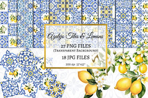 Portuguese PNG Tiles & Patterns Kit