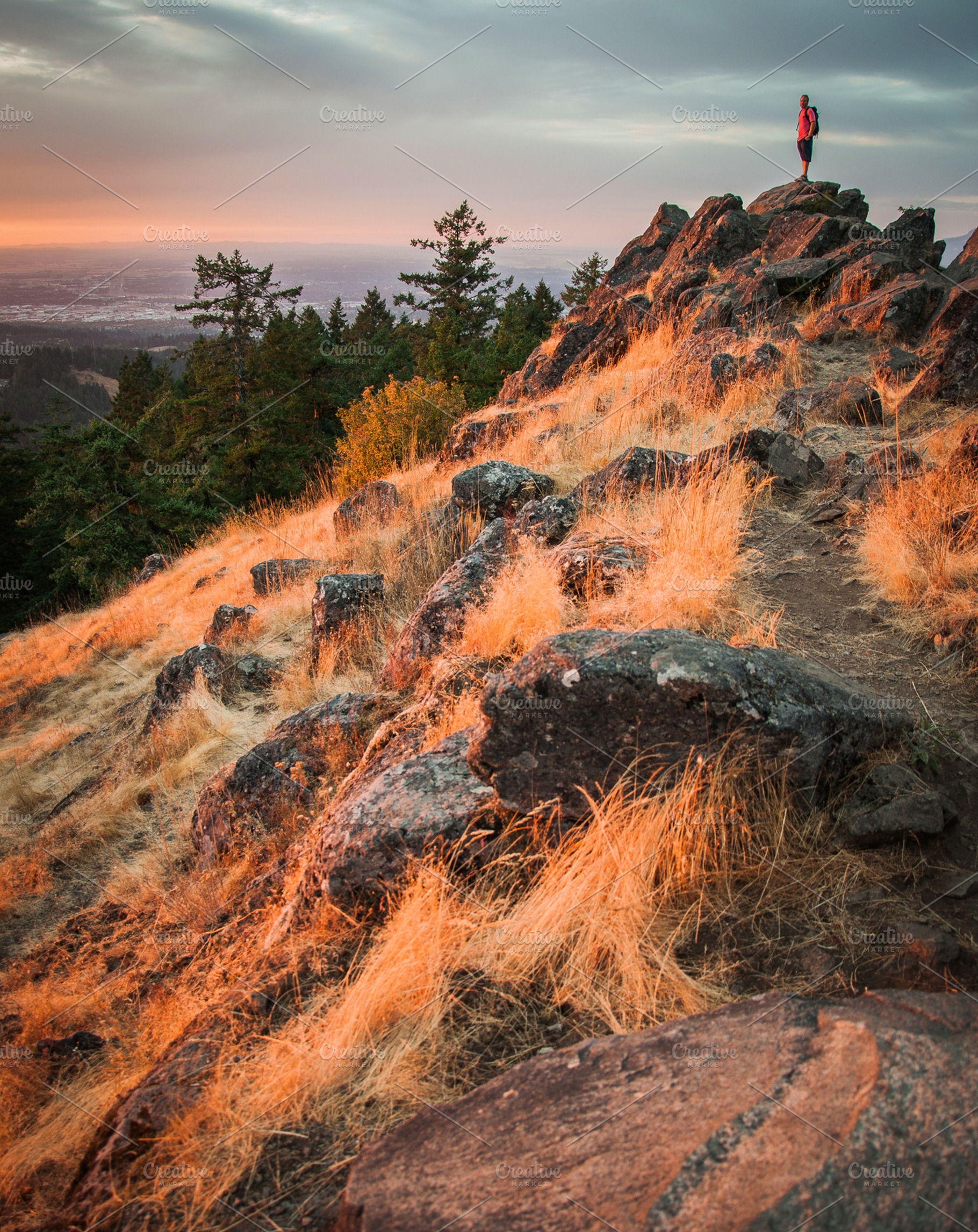 Hike At Sunset