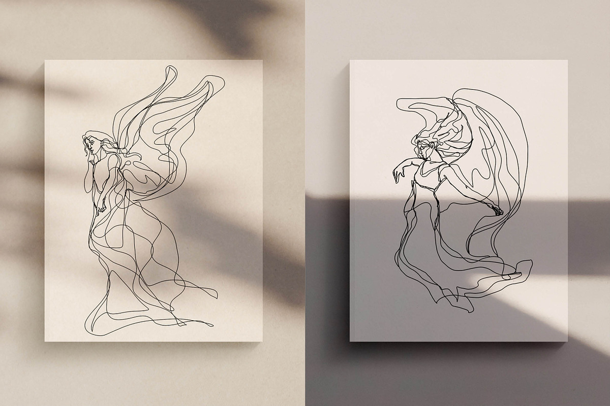 Christmas Bundle- Line Drawings, an Illustration by Whimsy Works (Photo 4 of 11)