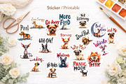 Funny Dog Sublimation PNG, an Illustration by Artnoy (Thumbnail 7 of 8)