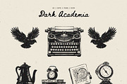 Dark Academia P.2 | Illustration Kit, an Object Illustration by KetteCreate (Thumbnail 9 of 16)