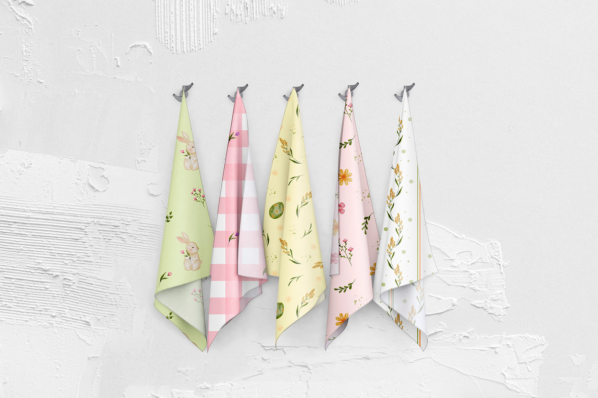 Pastel Floral & Spring Digital Paper, a Pattern Graphic by ZabolotnaArt (Photo 3 of 8)