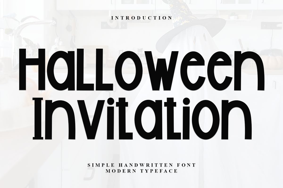 Halloween Invitation, a Serif Font by InermediaSTUDIO (Photo 1 of 7)