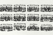 Christmas Village SVG Graphics, a Seasonal Illustration by DENIDigitalArtSudio (Thumbnail 3 of 5)