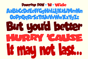 Power Pop - bouncy comic FX, a Handwritten Font by Comicraft Fonts (Thumbnail 3 of 5)