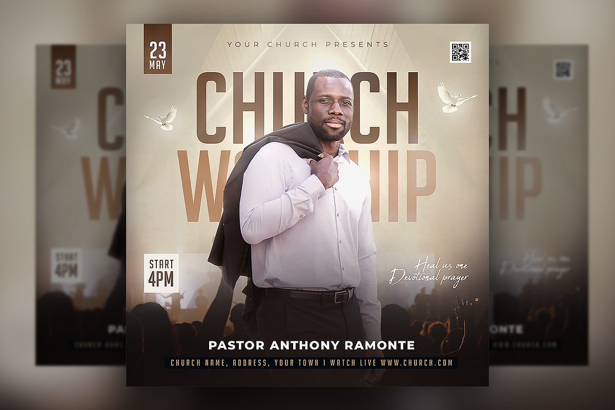 6-Church Flyer Bundle, a Flyer Template by FLYERHIVE (Photo 4 of 7)