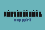 Monolith Pro - Strong Blocky Font, a Font by Gravitype (Thumbnail 10 of 11)