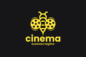 Bee Cinema Logo Template