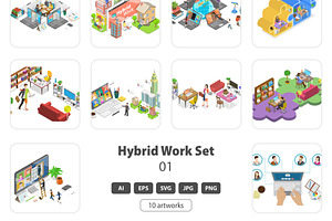 Hybrid Work Set 01