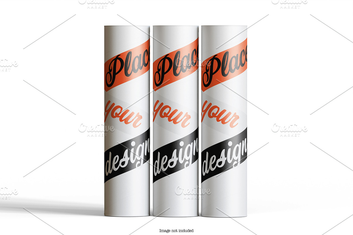 Paper tube packaging mockup bundles, a Packaging Mockup by Ambo Ampeng (Photo 27 of 32)