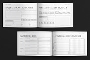 Self-Care Planner Template Landscape, a Brochure Template by E-Type (Thumbnail 3 of 7)