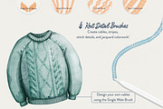 Sweater Knit Brushes For Procreate, a Brush Add-On by Wooly Pronto (Thumbnail 8 of 11)