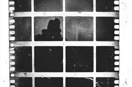 Old Film Strip Blank Frames Grunge T, a Background Photo by Pixeness
