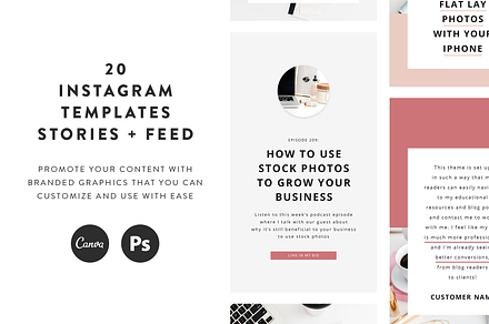 Mary Ellen Instagram Templates