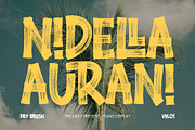 Nidella - Dry Brush Display Sans, a Sans Serif Font by Inviline.co (Thumbnail 1 of 12)