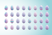 Pastel Themed Easter Egg PNG Bundle, an Object Graphic by 3PointsCreative (Thumbnail 2 of 7)