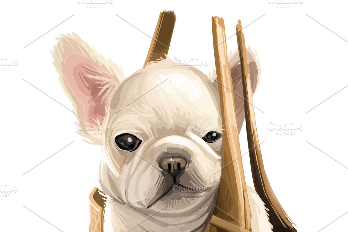 Puppies Dog Breeds Big Bundle 135Pcs, an Animal Illustration by Dneprstock (Photo 16 of 68)