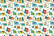 Greeting Christmas cards and pattern, a Decorative Illustration by Primula`s shop (Thumbnail 13 of 13)
