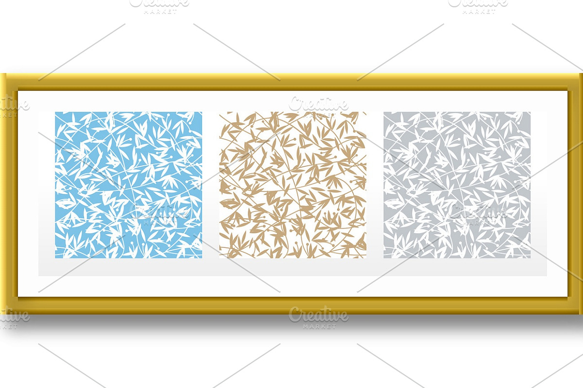 Collection of flower patterns., a Pattern Graphic by RODINA (Photo 2 of 3)