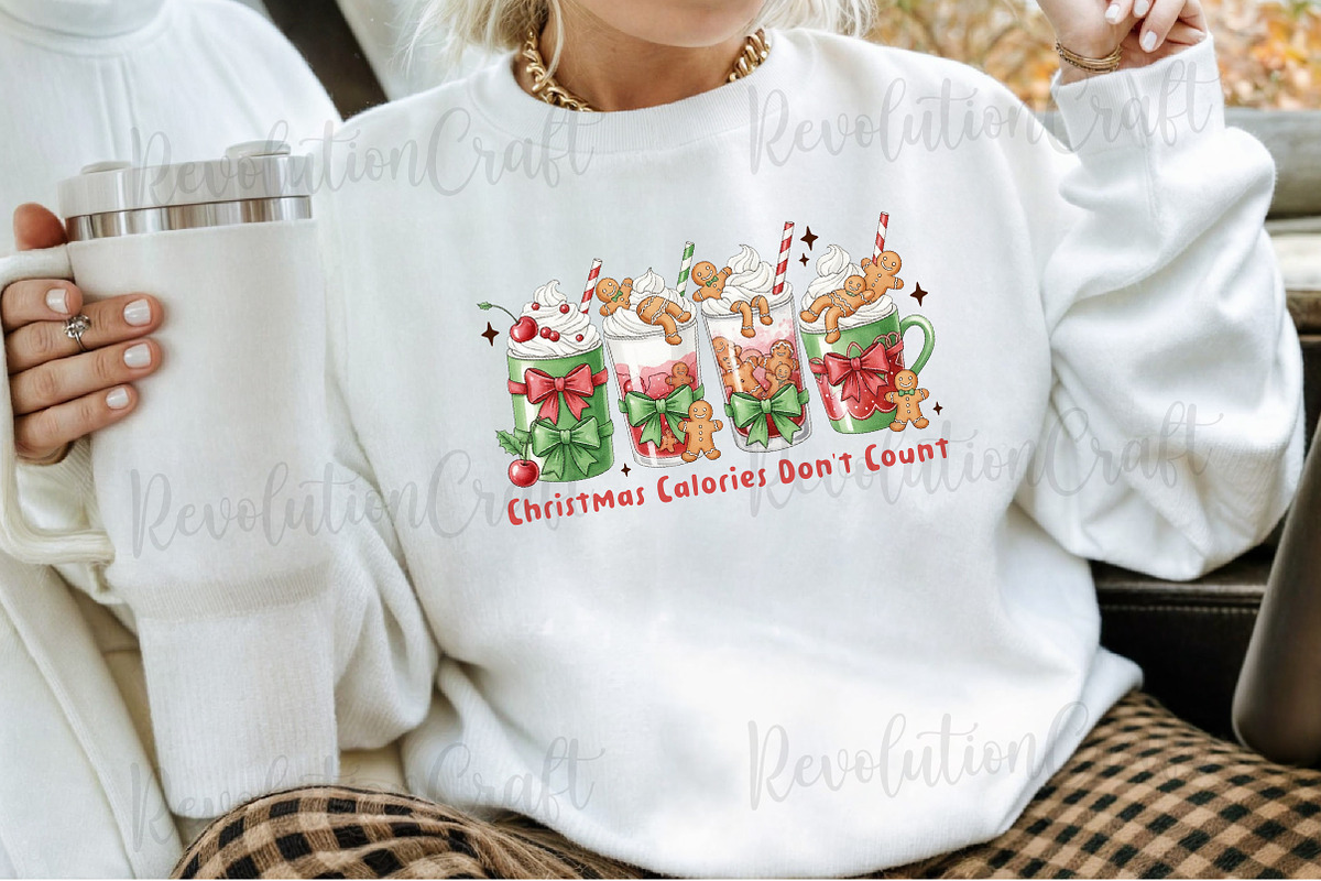 Christmas Calories Don't Count Png, an Illustration by OK Design (Photo 2 of 4)
