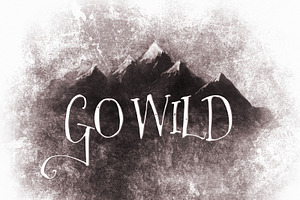 Go Wild Mountain Scene