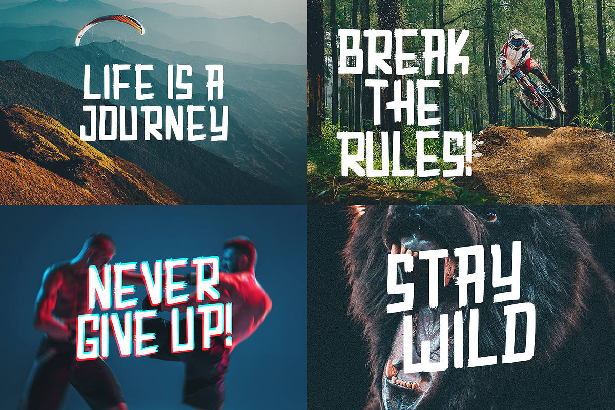 Scratch Out - Urban Brush Font, a Handwritten Font by Pixesia Studio (Photo 9 of 10)