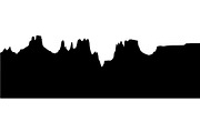 Cliff Landscape Silhouette, an Object Graphic by Creativeshirt (Thumbnail 4 of 20)