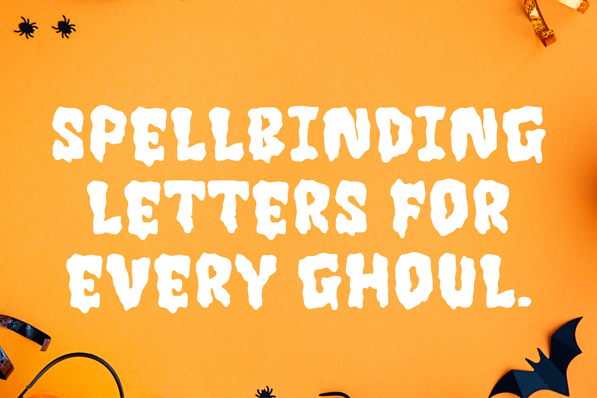 Witchcrawl is a Halloween font, a Handwritten Font by Brown Cupple (Photo 11 of 12)