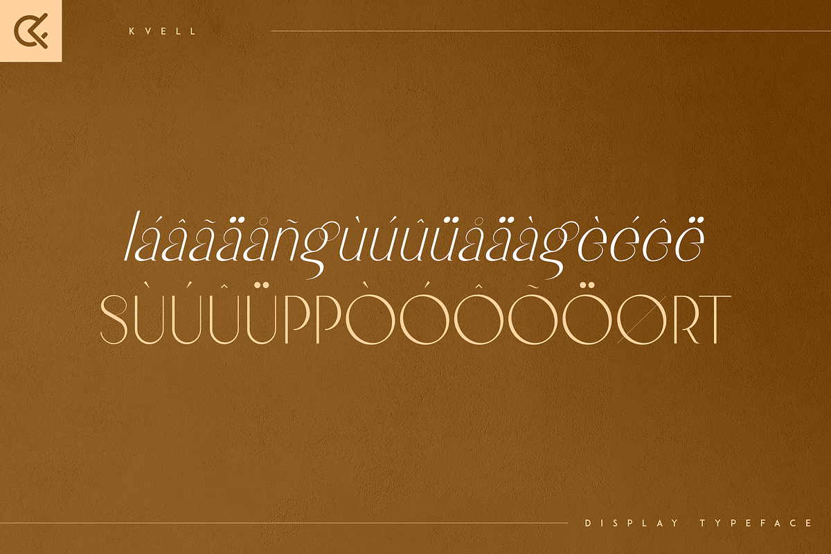 Kvell - elegant display typeface, a Serif Font by Only Fonts (Photo 9 of 10)