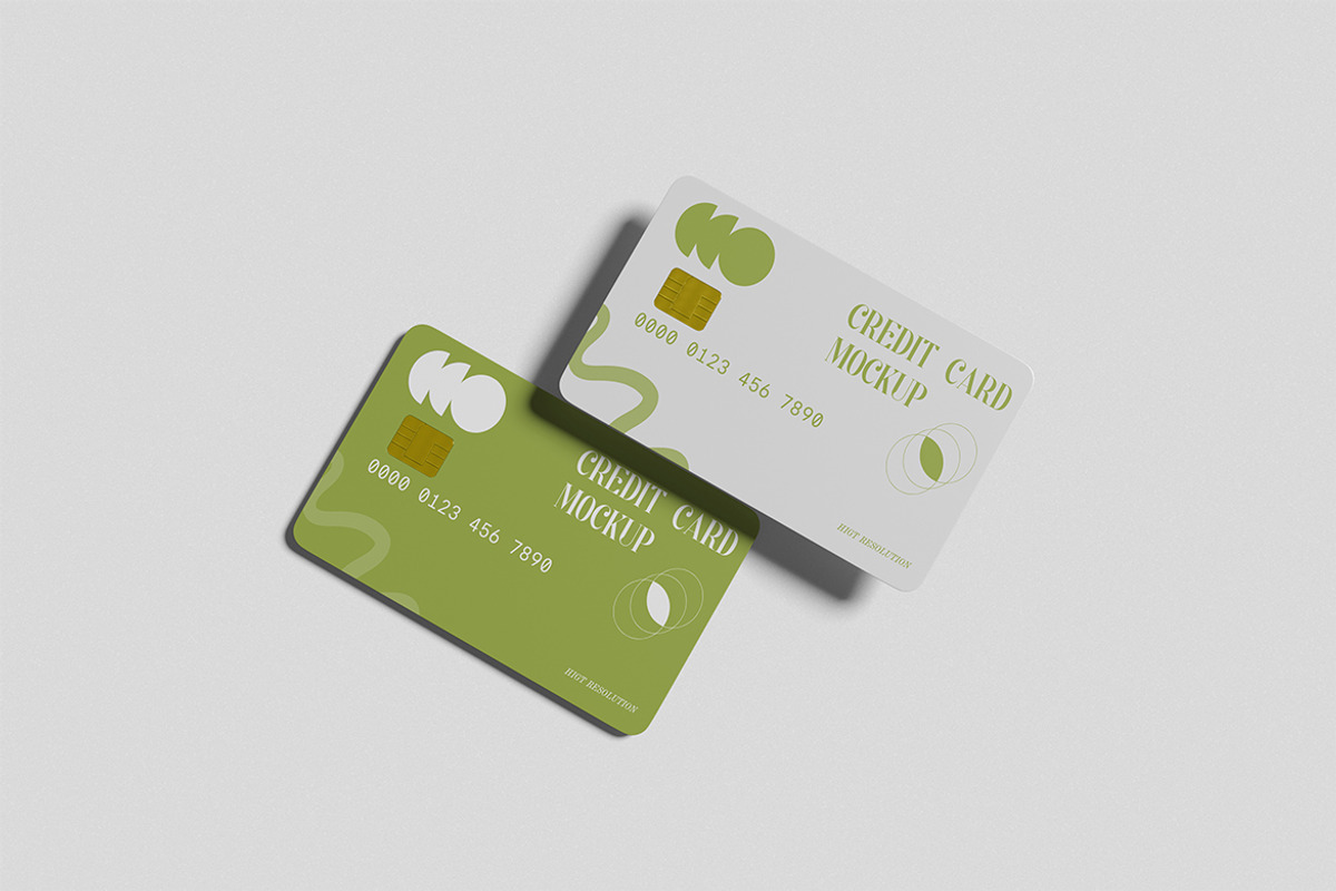 High Quality Credit Card Mockup, a Product Mockup by Afif_studio (Photo 3 of 5)