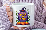 Trick or Treat Halloween Ghost Pumpk, a Graphic by Libby Wishes (Thumbnail 2 of 5)