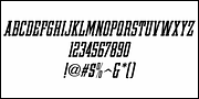 Automotive Service JNL, a Slab Serif Font by Jeff Levine Fonts (Thumbnail 5 of 5)