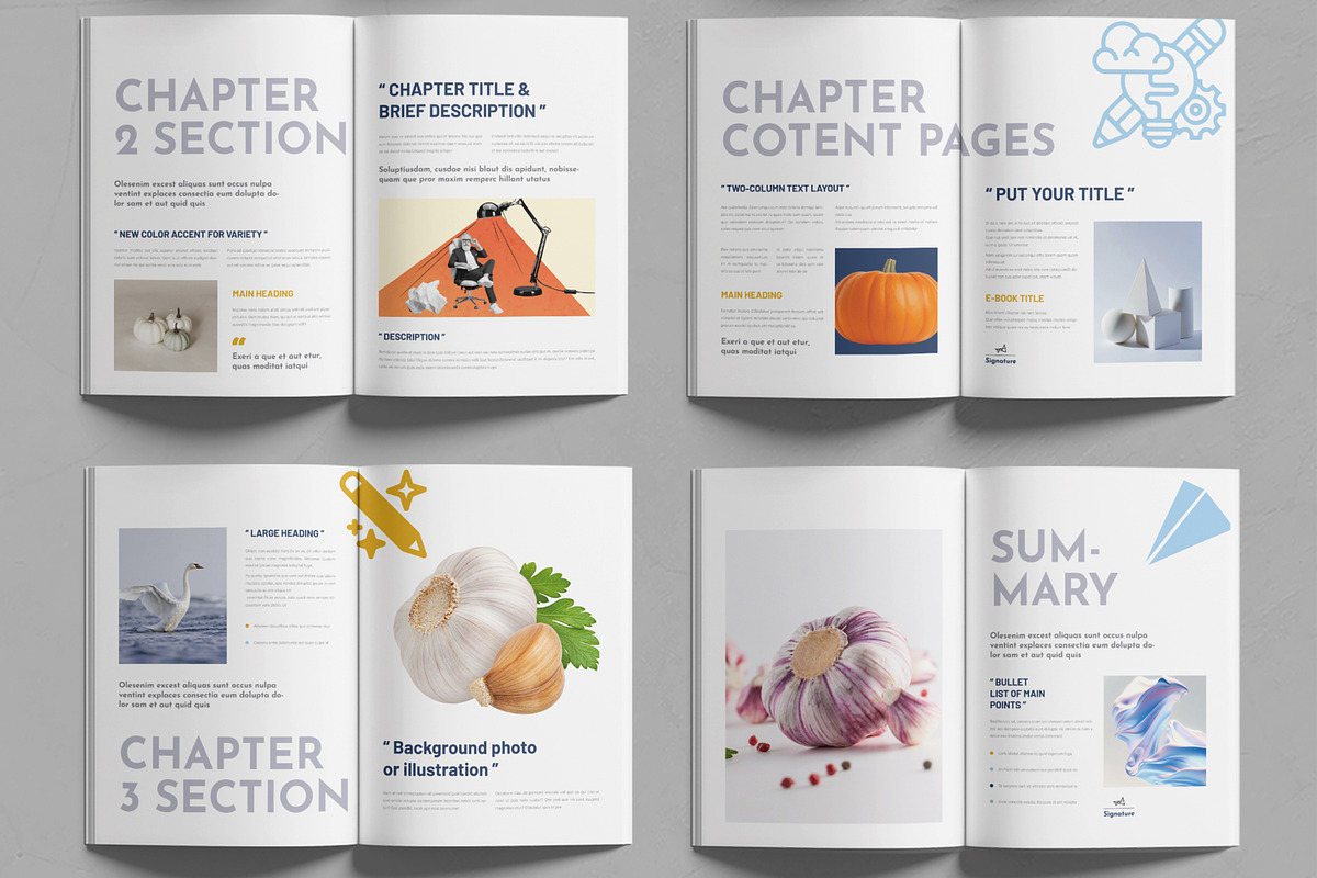Digital Publishing E Book Layout preview 3