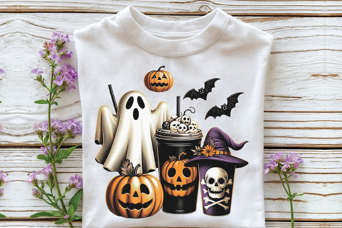 Halloween Obsessive Cup Disorder PNG, an Illustration by CraftArtStudio (Photo 2 of 4)