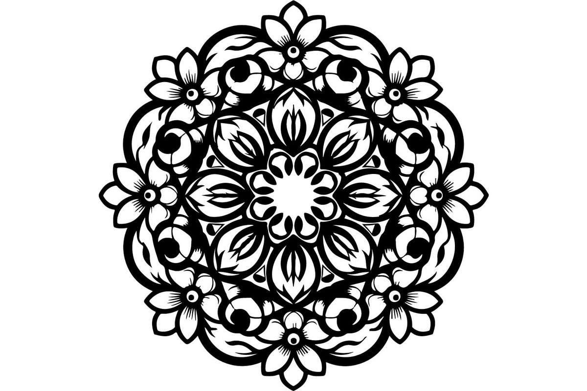 Bold Lotus Flower Silhouette, an Object Graphic by Creativeshirt (Photo 6 of 15)