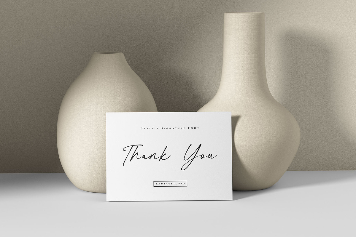 Castely Signature Business Font, a Handwritten Font by RantautypeStudio (Photo 15 of 15)